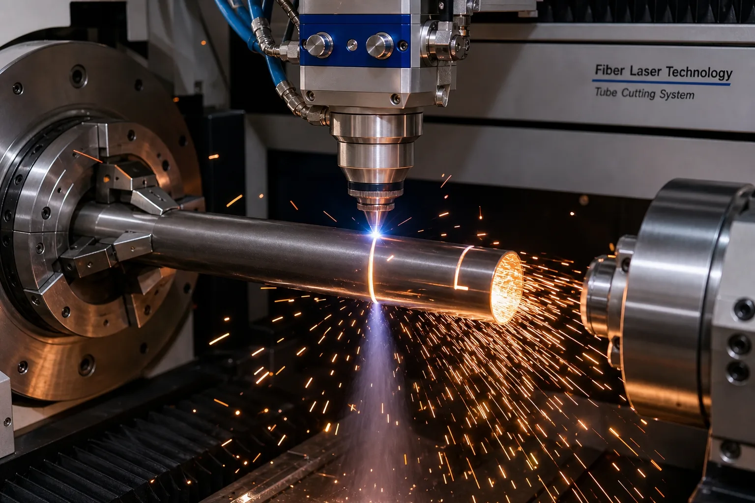 Fiber Laser Tube Cutting in Action
