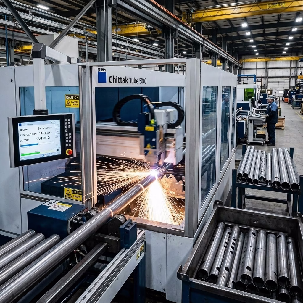Cutting Speed and Productivity with Tube Laser Cutting