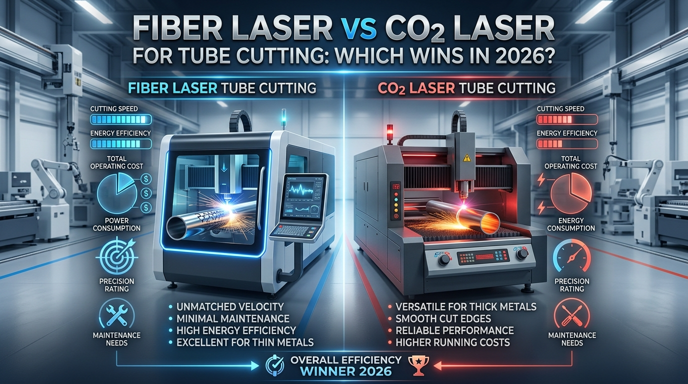 Fiber Laser vs CO2 Laser for Tube Cutting: Which Wins in 2026?