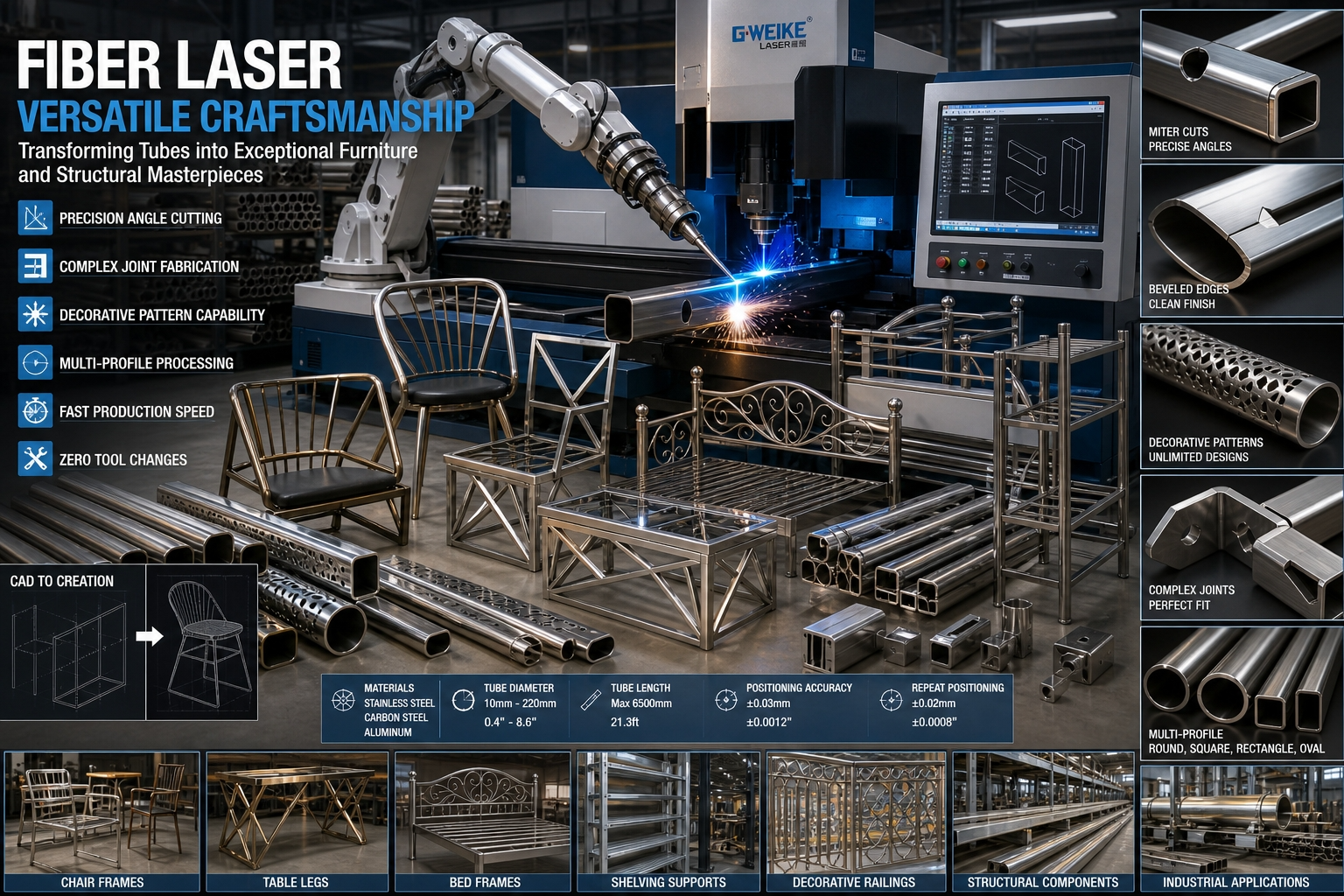 Fiber Laser vs CO2 Laser for Tube Cutting: Which Wins in 2026?