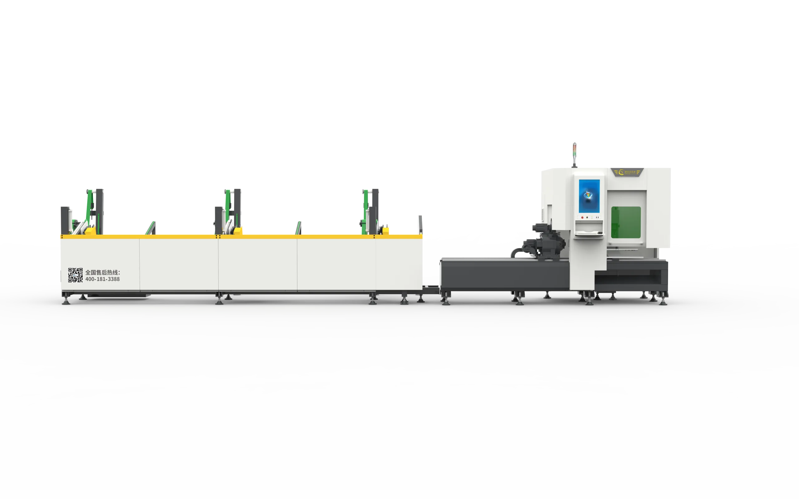 CTK-P9-LP-BD fully automatic double-chuck bevel laser tube cutting machine