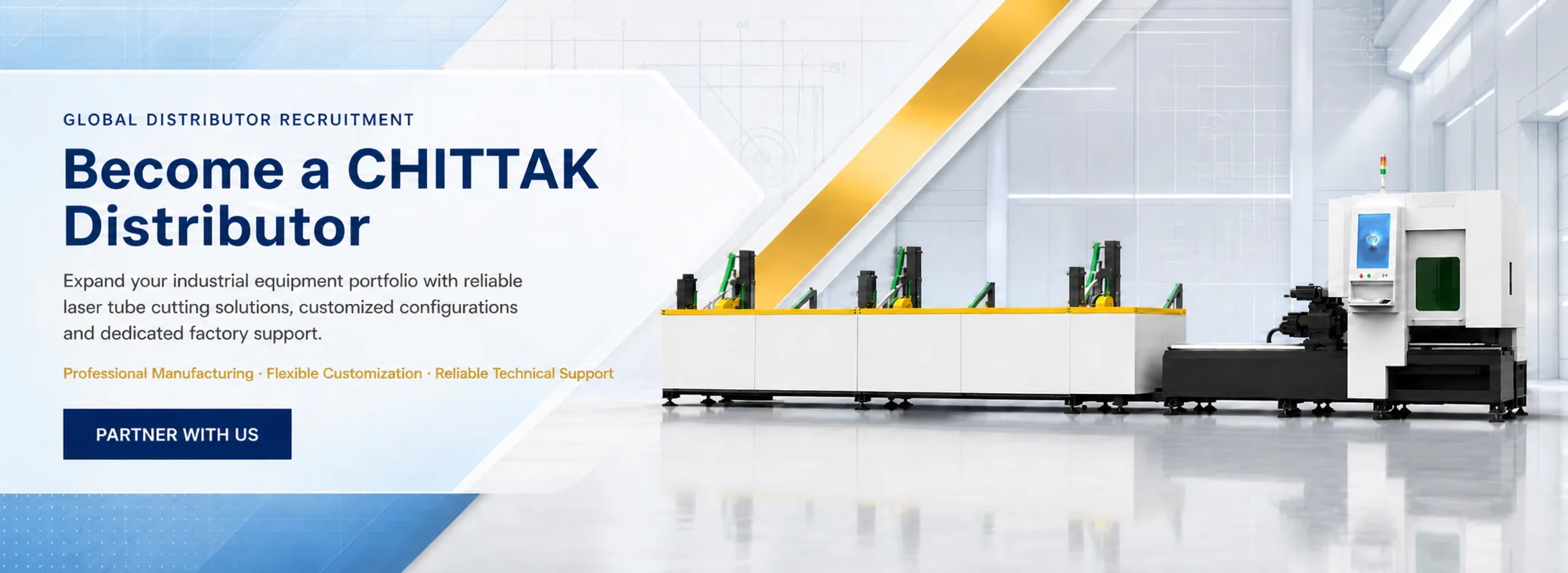 Chittak fiber laser tube and pipe cutting machine